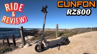 The CUNFON RZ800 Blew My Mind!! 🤯 eScooter Ride & Review!
