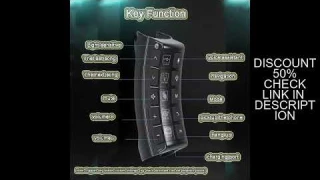 FYUU Wireless Car Steering Wheel Remote Control Multifunction button Night Smart Backlight for Andro