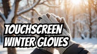 Achiou Women Winter Gloves, Touch screen gloves, Elastic Thermal Knit Lining Warm Gloves for Cold