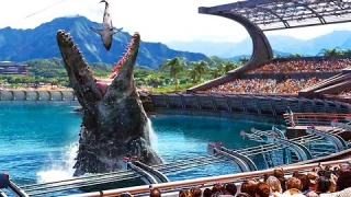 The Jurassic World Movies, but ONLY the Best DINOSAURS ⚡ 4K