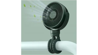 Review: JISULIFE Stroller Fan, Tripod Clip on Fan, 4000mAh Baby Fan Battery Operated, Personal Desk