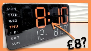 Testing TEMU's Viral Voice Activated LED Alarm Clock - Worth The Hype?