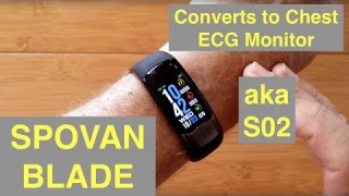 SPOVAN H02 (BLADE) Smartwatch with: ECG/Pulse/BP/HRV/Sleep Apnea/SpO2/More: Unboxing and 1st Look
