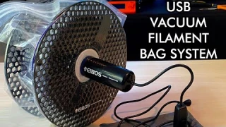 USB Filament Vacuum Pump Storage Bag Drying System - The Eurus by EIBOS