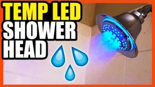 Temperature LED Showerhead Review