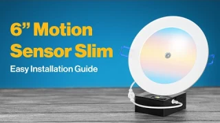 How to Install 6" Motion Sensor Slim | Sunco Lighting