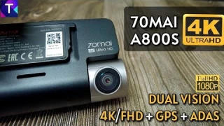70MAI A800S 4K Dual Channel Dashcam | Unboxing, Features & Video Sample REVIEW | Gizmobeep