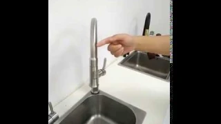 Smart touch kitchen faucet