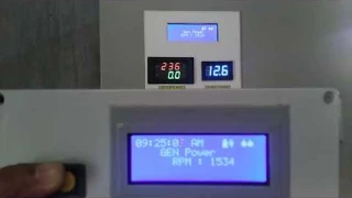 Wireless Remote Display & Controller for the Generator auto start system