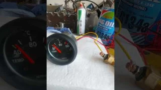 Temperature gauge working #autoelectric #electricial #bignners #lesson