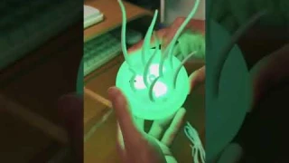Upgraded Lumiopet Jellyfish Lamp | RGB Mood Light with Touch & Voice Control + Remote!"