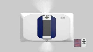 2025 Robot Lifestyle Robotic Window Cleaner RL4136, Fixed-point Cleaning, Spray Water, Tuy