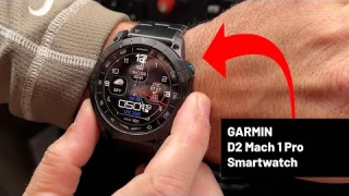 Garmin D2 Mach 1 Pro - new smartwatch for pilots (hands-on review)