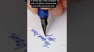 Testing out the Lamy Cursive Nib on my Safari fountain pen