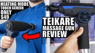 TEIKARE DPG01 Massage Gun REVIEW: Heating Mode & Touch Screen!