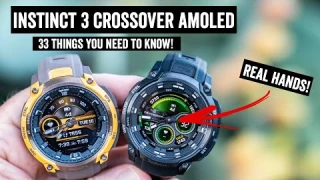 Garmin Instinct 3 Crossover AMOLED & Tactical Hands-On: 33 New Things To Know!