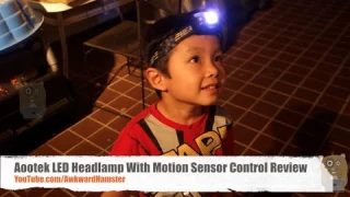 Aootek LED Headlamp With Motion Sensor Control Review
