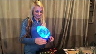 Review of Football 3D Lamp Optical Illusion Night Light, Elstey 7 Color Changing Touch Switch