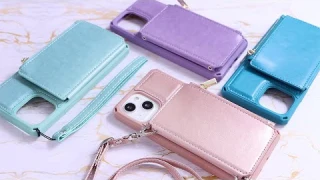 iPhone 12 Wallet Case with RFID Blocking Card Holder Magnetic Shockproof Premium PU Leather Cover