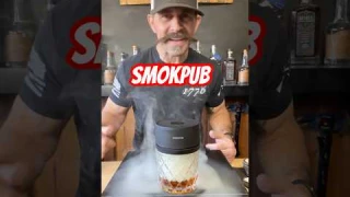 SmokPub - the First Electric Smoker for Drinks! 🤩 #blowingsmoke #badaxebourbon #smokpub #smokerbox