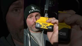 Testing $30 Amazon LED Work light for DeWalt 20v batteries.
