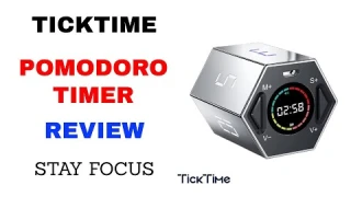 2022 TICKTIME THE PERFECT POMODORO TIMER REVIEW / VISUAL COUNTDOWN TIMER CLOCK / KEEP YOURSELF FOCUS