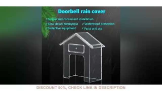 Smart Home Wireless Doorbell Rain Cover Waterproof Cover Doorbell Ring Chime Button Transparent Wate