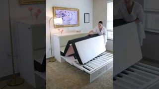 Ultimate space saver? 🤔 #murphybed #bed #spacesavingfurniture #spacesaving #furniture #amazon