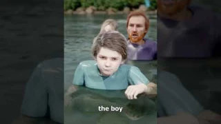 The Little Girl Was Swept Away 😢