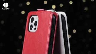 665 Casebus   Slim Vertical Flip Folio Wallet Phone Case   with Credit Card Holder Leather Magnetic