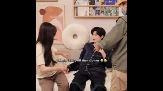 the way they both think the same way😭 #hiddenlove #zhaolusi #chenzheyuan #cdrama