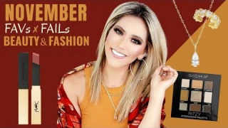 NOVEMBER FAVORITES 2021 | MONTHLY BEAUTY FAVS X FAILS | FASHION & JEWELRY HAUL