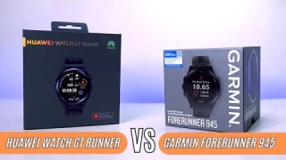 HUAWEI GT RUNNER v GARMIN FORERUNNER 945 | Comparison Video