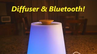 NEW IDEA! Essential Oil Diffuser with Remote Control and Bluetooth speaker! REVIEW
