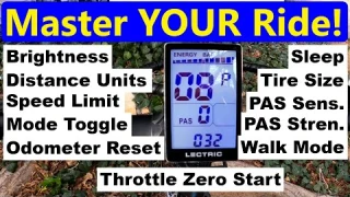 Take Control of Your Lectric EBike:  11 MUST KNOW Settings!