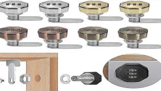 Cabinet Mailbox Password Locker 3 Digital Code Combination Lock Cupboard Drawer Password Locker