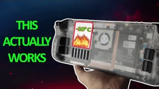 Jsaux Transparent Steam Deck Backplate with Thermal Pad
