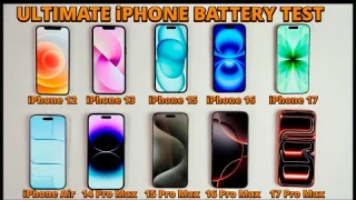 Ultimate iPhone 17 Battery Test | iPhone 17 | Air | 17 Pro Max VS Older Gen iPhones