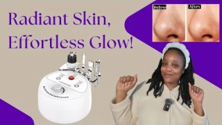 Tosha's Honest Review: 3 In 1 Diamond Microdermabrasion Machine for Glowing Skin!