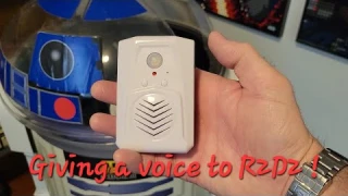 Infrared MP3 Motion Activated Sound Effects Player - Giving R2D2 a Voice !