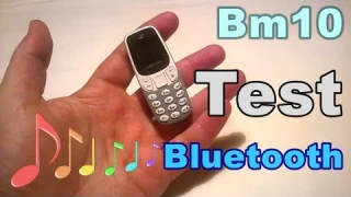 Bm10 dual sim mini phone Bluetooth test