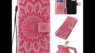 Samsung Galaxy S20 Ultra Embossed Sunflower Wallet Stand Case