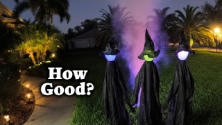 Reviewed:  Large Light Up Holding Hands Screaming Witches