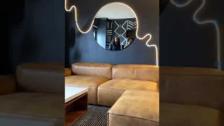 Here’s how I installed this LED rope light #renterfriendly #ledstriplights #livingroommakeover