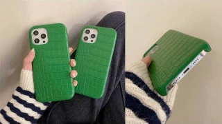 Crocodile Pattern Leather Case Cover for Apple iPhone