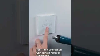 WiFi RF433 Smart Curtain Blinds Roller Shutter Touch Switch Single Pole Neutral Wire Required EU