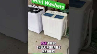 Portable washers for Apartments ￼￼#Miniwasher #twintub #Lifehack