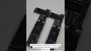iPhone14 & 14 plus teardown, motherboard comparison  #iphone #apple #factoryunlock #hyderabad #diy