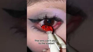 One of the reasons why u can’t wear colored contacts#howto #cosplay #foryou  #tutorial