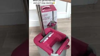 How to use the flat mop